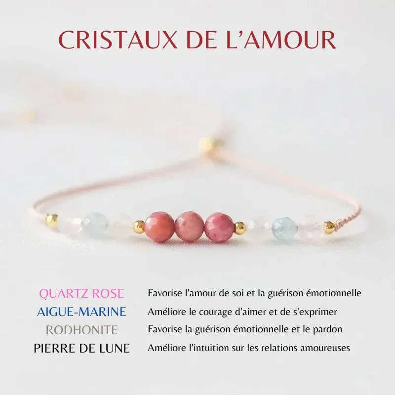 Bracelet des 4 Cristaux de l'Amour – Image 2