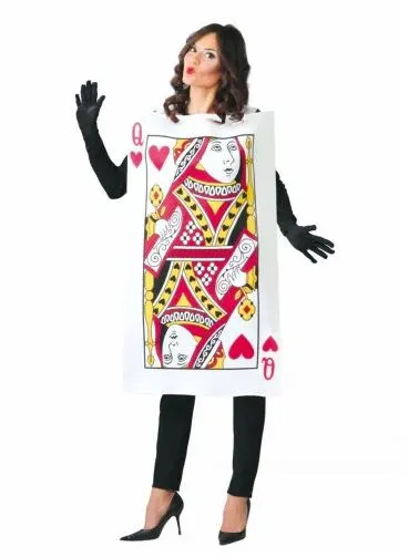 Déguisement CARTE Reine de Coeur Taille Unique