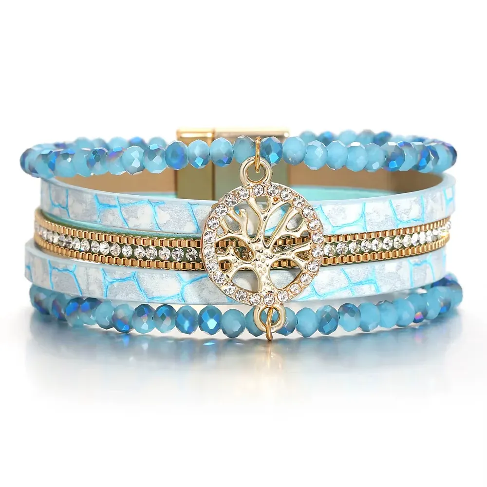 Bracelet Arbre de Vie Brillant et Moderne – Éclat Contemporain – Image 3