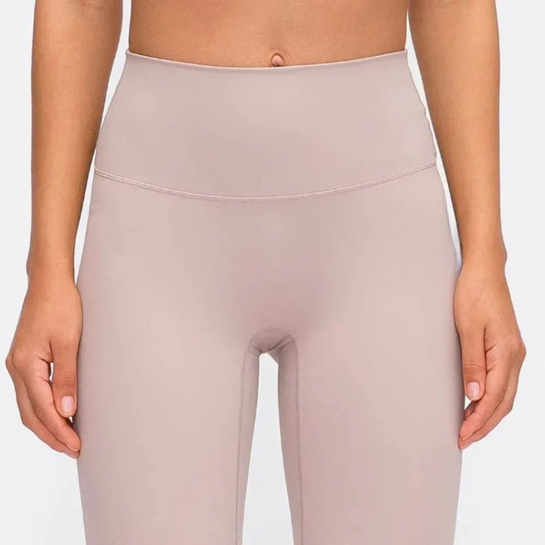 Legging Yoga Rose – Élégance et Douceur – Image 2
